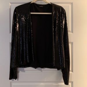 Black sequin cardigan/jacket